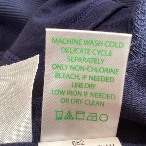 Lilly Pulitzer Tisbury Shift Dress Size Medium Navy Ruffle Neckline Night Out - Picture 11 of 11